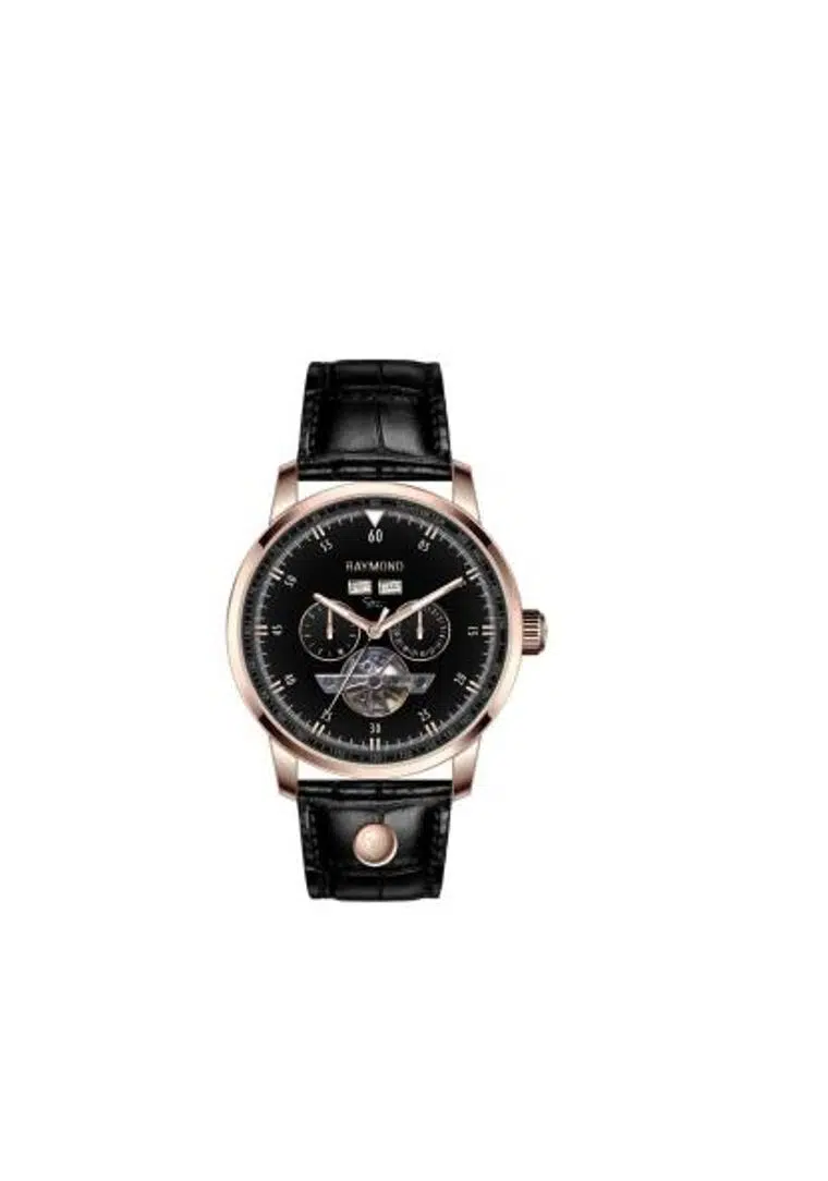 Raymond RYM-4122R-BK Erkek Kol Saati