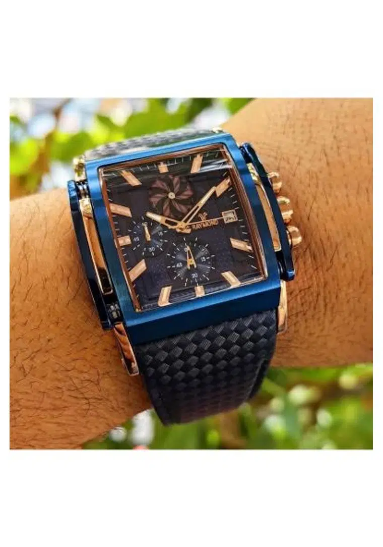 Raymond RYM-8309RG-BL Erkek Kol Saati